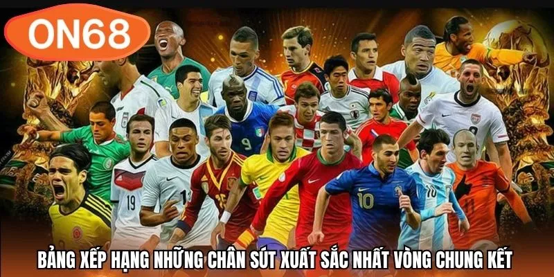 Bảng xếp hạng những chân sút xuất sắc nhất vòng chung kết